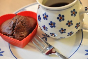 Muffins med kakao - brownie muffins opskrift