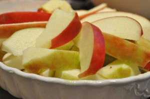 Bagte æbler med kanel & crumble - nem dessert