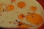 Ovnbagt æggekage med kartoffelmel - opskrift