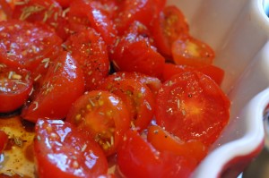 Langtidsbagte tomater i ovn - nem opskrift