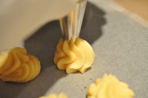 Pommes duchesse - kartoffelrosetter opskrift