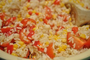 Rissalat - nem salat med kolde ris & marinade