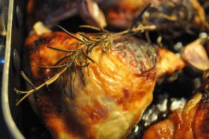 Kylling i ovn med honning & citron marinade