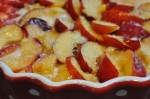 Frugttærte med nektariner - fedtfattig opskrift
