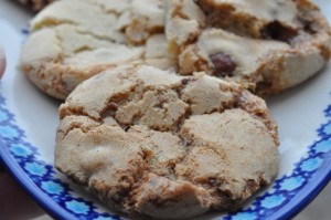 Cookies med hasselnødder og Mars-bar