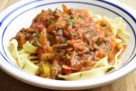Kødsovs med grøntsager til pasta ell. lasagne