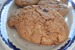 Cookies med chokolade og Nesquick