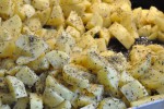 Marinerede koteletter & græske kartofler i ovn