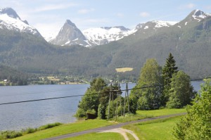 Sommerglimt fra fjeldhytten i Norge