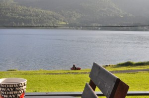 Sommerglimt fra fjeldhytten i Norge