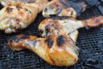 Grillede chilimarinerede kyllingelår