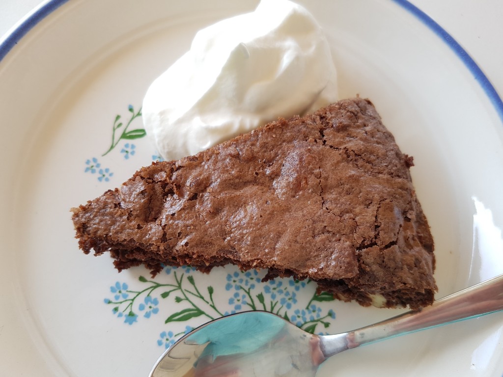 Verdens Bedste Brownie med mandler og chokolade