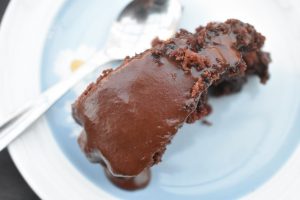 Chokoladekage med chokoladeglasur - nem