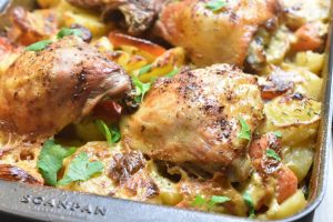 One Pot kylling med kartofler & fløde - opskrift