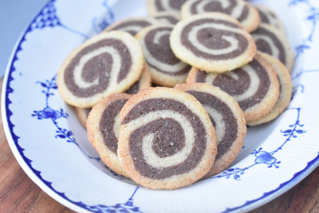 Spiral småkager - opskrift på rouladesmåkager