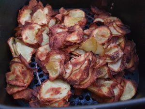 Chips i airfryer - hjemmelavede kartoffelchips