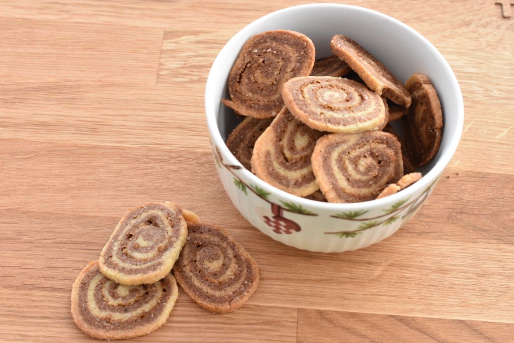 Kanelsnegle småkager - opskrift på kanelsneglecookies